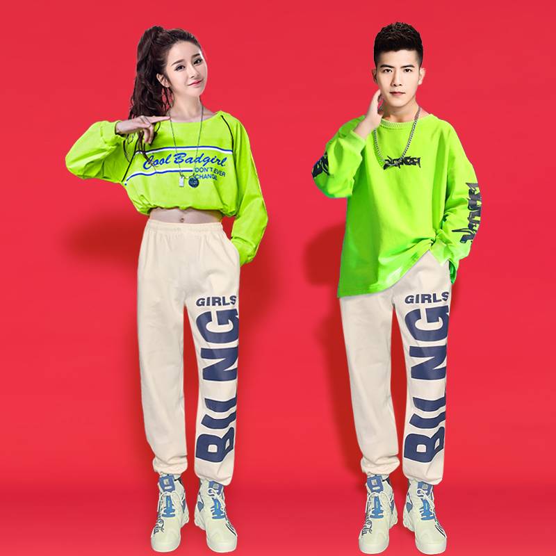 New Year's Day Korean version of jazz dance service modern dancing and gym karma junior high school high school student hip -hop performance hip -hop street dance set
