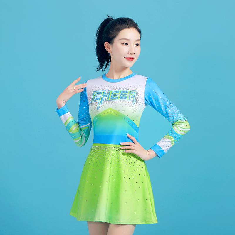 Cheerleading team performance clothing and gymmail dance performance service student Youth Games Lara team uniform