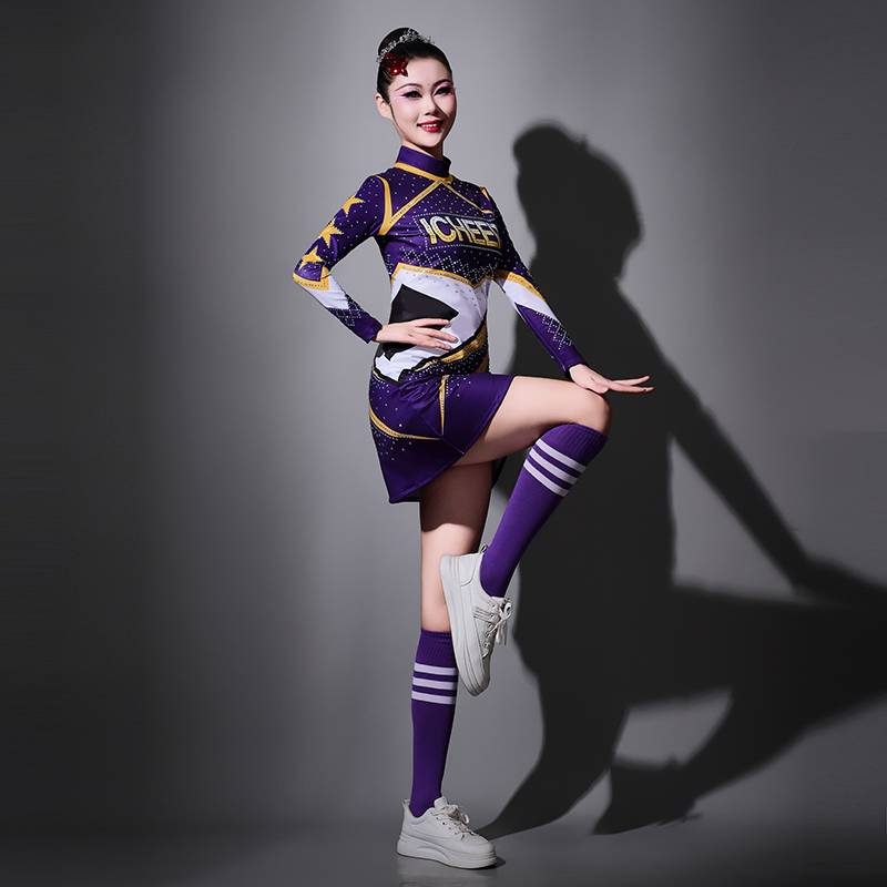 Customized Lala Fuck Dance La La Team clothes competitive fitness exercise clothing gymnastics performance service female students 2024 new