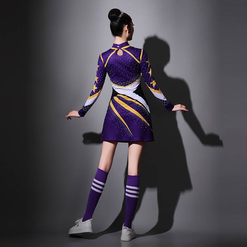 Customized Lala Fuck Dance La La Team clothes competitive fitness exercise clothing gymnastics performance service female students 2024 new
