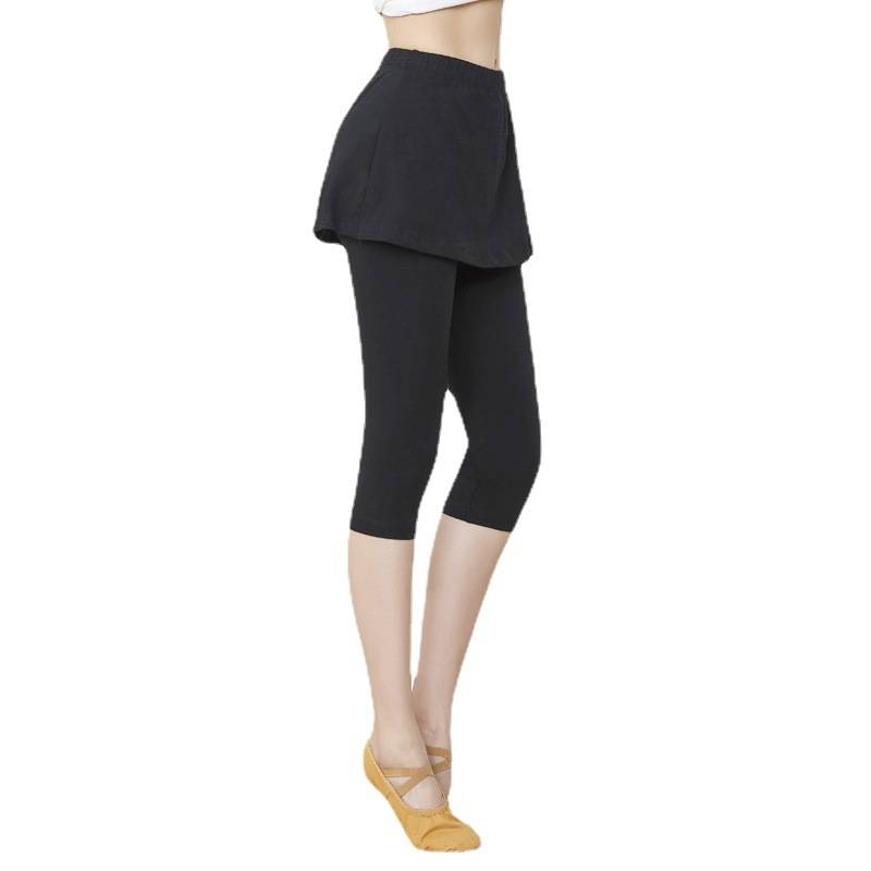 Dance skirt female Modal bodybuilding pants practice pants classical ballet dance pants tight yoga pants