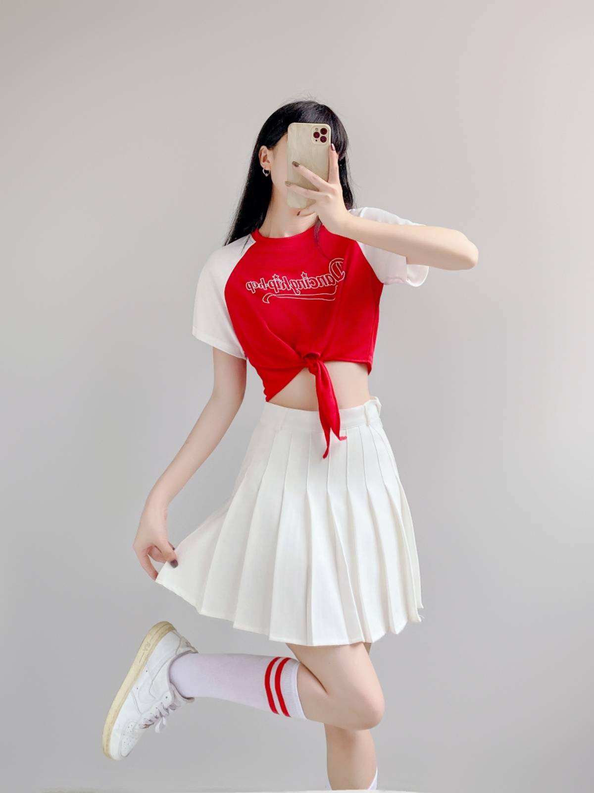 2024 new cheerleading gymnastics dance dance service European World Cup football baby adult women's group sexy suit