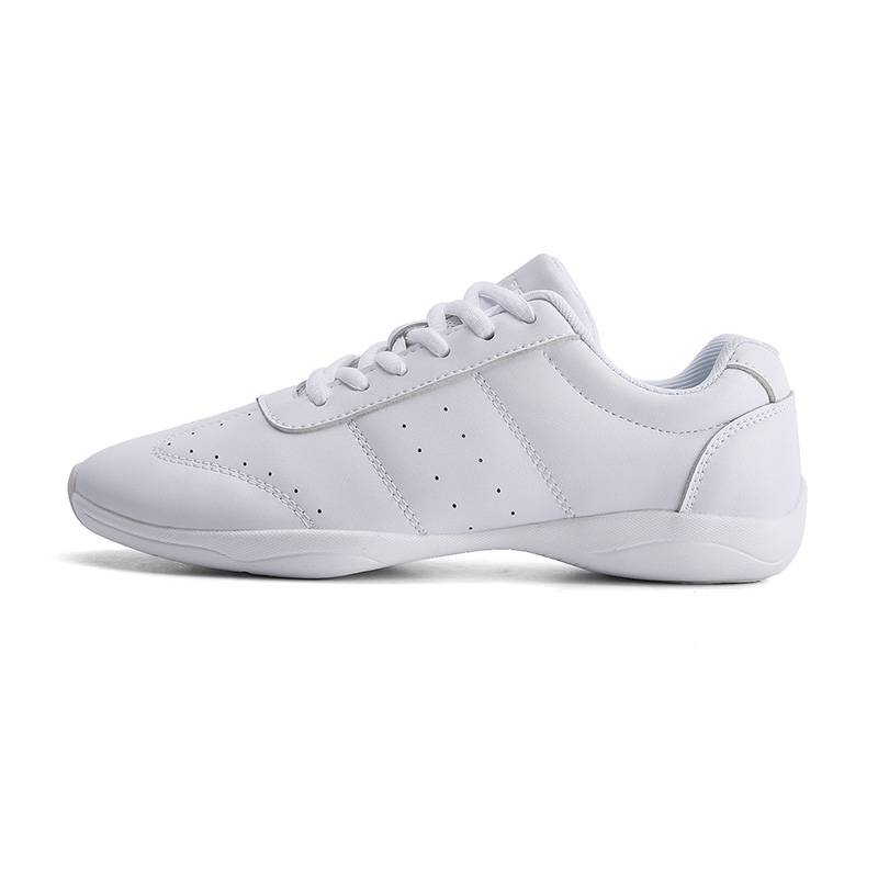 Competitive Jianmei Shoes White La La Fuck Men's Training Competition Shoes Art Gymnastics Shoes Female Dance Shoes Children