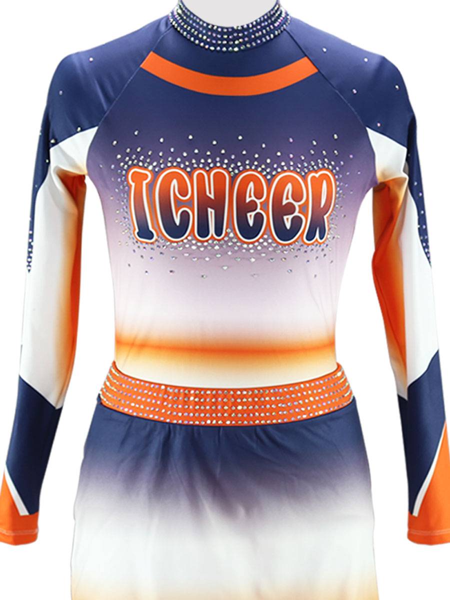 Falling in love with professional custom competition cheerleading clothing football baby gymnastics training service