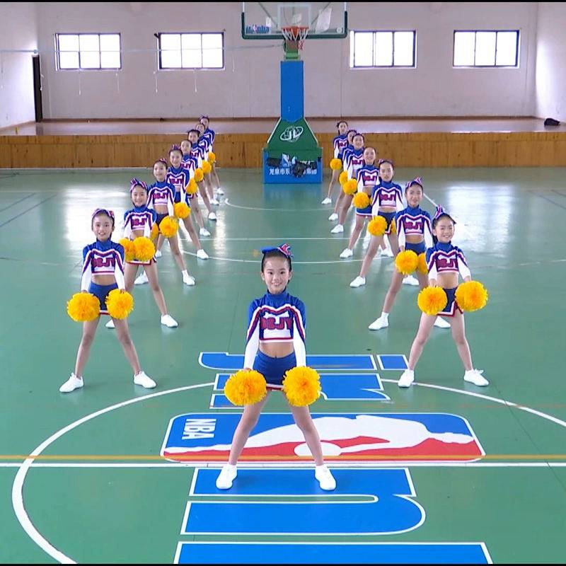 Children La Raoming Performance Clothing Primary School Games Radio Competitive Health Beauty Fuck Competition Lala team performance