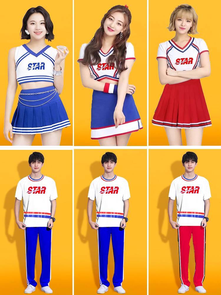 Adult La team clothing women's team football baby Lala team cheerleading song performance service healthy fuck dance service