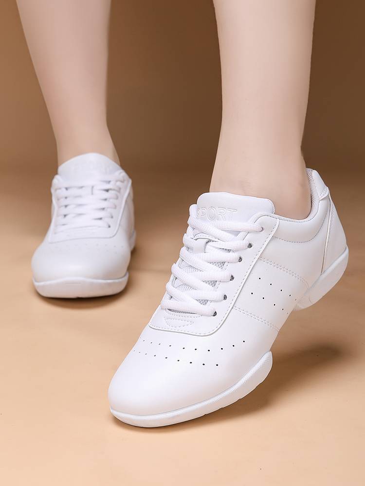 Competitive Jianmei Shoes Student White Fitness Shoes Sports Sports Shoes Fuck Fuck Female Training Competition Shoes Soft Sole Children