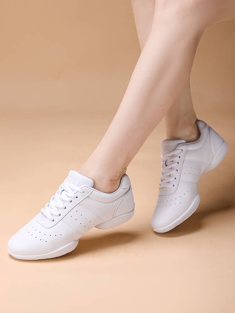 Competitive Jianmei Shoes Student White Fitness Shoes Sports Sports Shoes Fuck Fuck Female Training Competition Shoes Soft Sole Children