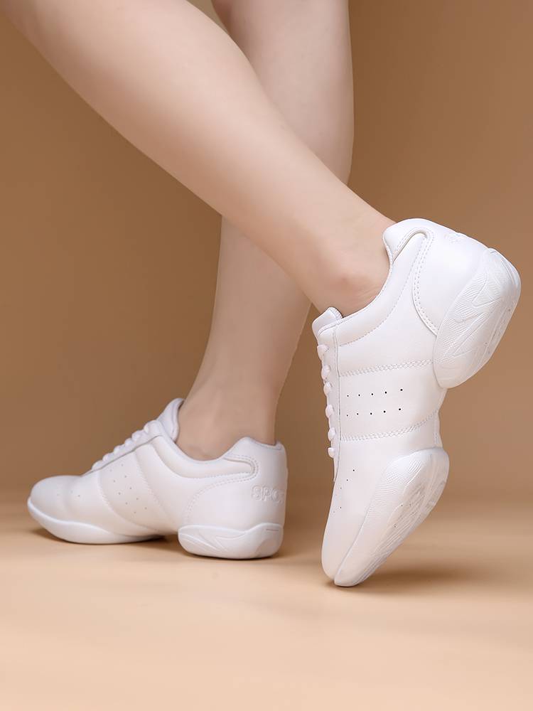 Competitive Jianmei Shoes Student White Fitness Shoes Sports Sports Shoes Fuck Fuck Female Training Competition Shoes Soft Sole Children