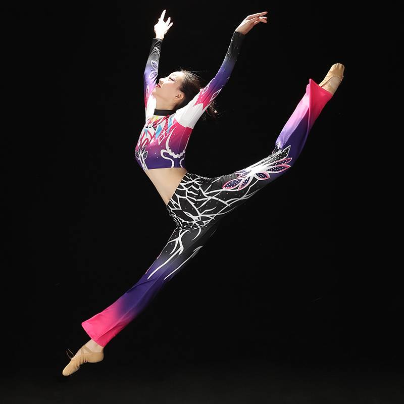 Athletic Gygmaker Clothing Fitness Performance Server Competition Aerobic Dance Dance Costume Art Test Gymnastics Watches Performing Adults