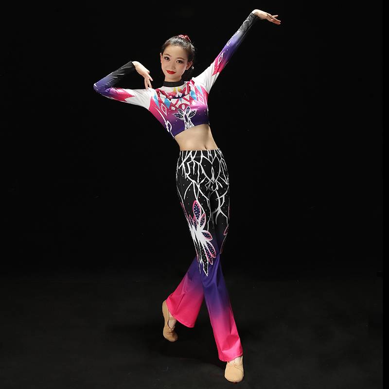 Athletic Gygmaker Clothing Fitness Performance Server Competition Aerobic Dance Dance Costume Art Test Gymnastics Watches Performing Adults