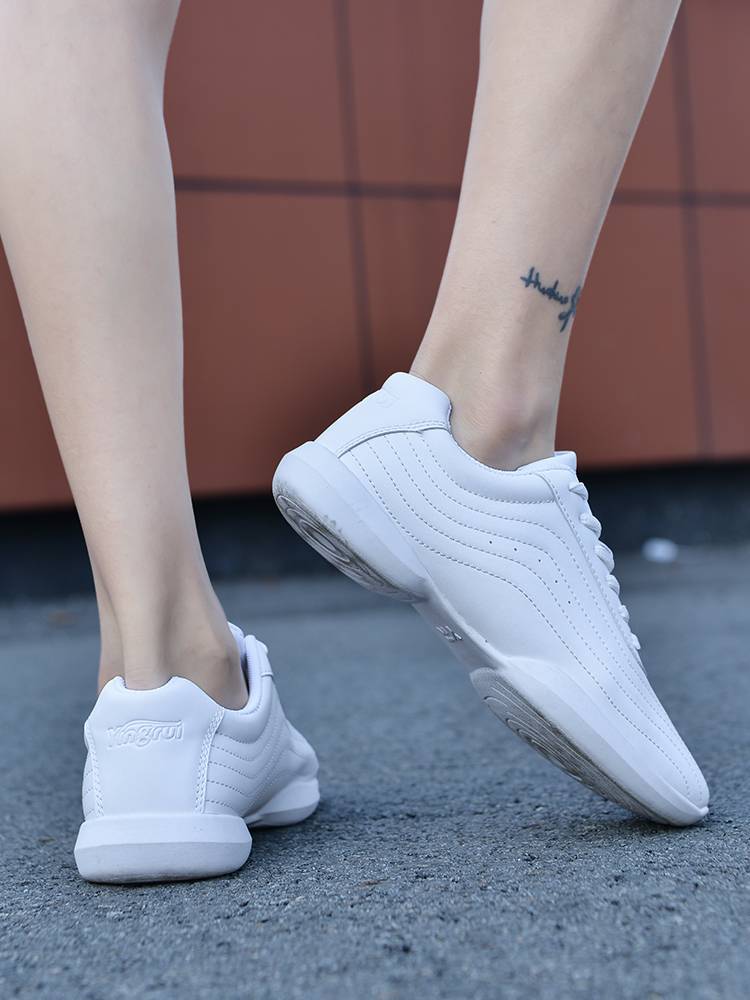 Yingrui Athletic Bodybuilding Shoes La Fuck Shoes Bodybuilding Shoes La La Team Dance Shoes Competition Special Shoes Little White Shoes
