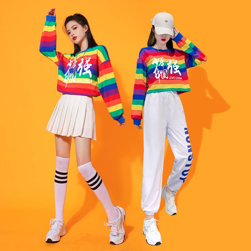 La La Ko La team clothing adult jazz dance performance service men's and women's bodybuilding dancing games performance clothing