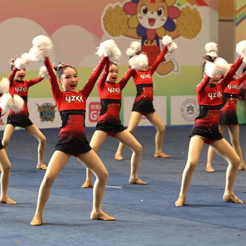 Custom cheerleading competition clothing fitting clothing suit men and women cheerle team student sports meeting opening ceremony clothing