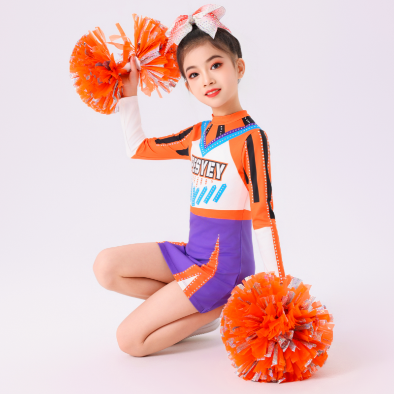 La La Team clothing girls and children performing clothes la lam carager dance competition uniform sports performance service