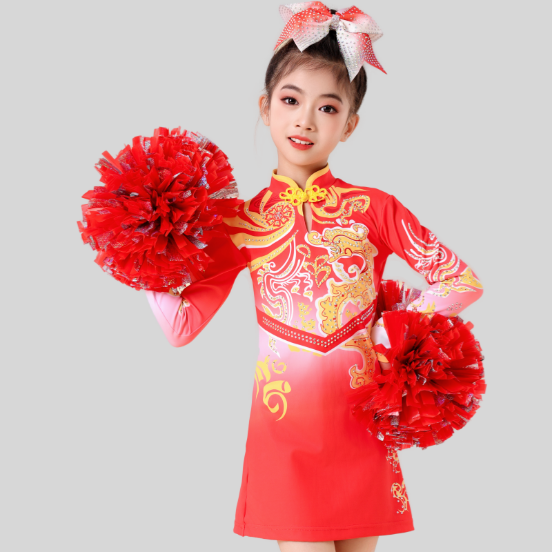 La La Team clothing girls and children performing clothes la lam carager dance competition uniform sports performance service