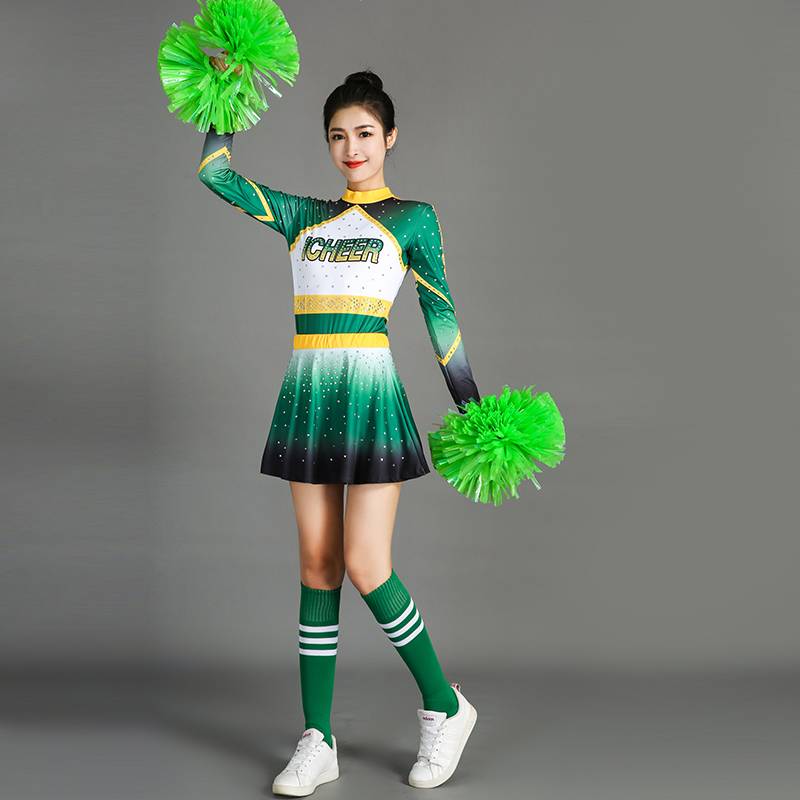 The new cheerleading performance clothing performance service Jianmei competition service primary and secondary school Lala team uniform