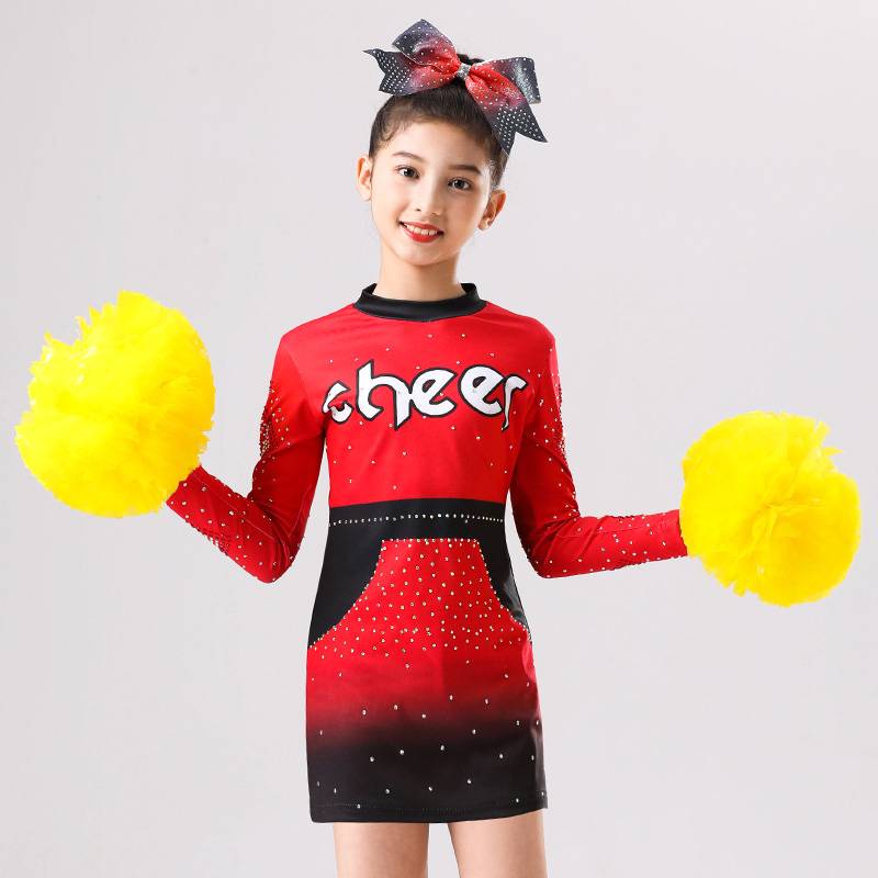 La La Rubing Competition Children's La La Team Performance Services Gymnobes Clothing Set Competitive Female Dance Service