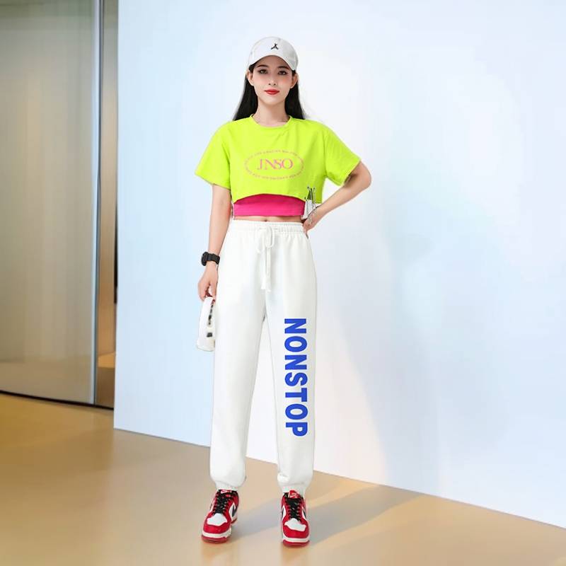 New adult jazz dance clothing Jazz sexy dancing set Korean dance female group gymnastics cheerleading performance