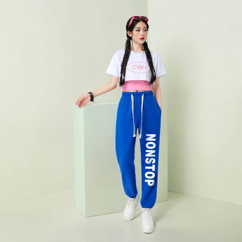 New adult jazz dance clothing Jazz sexy dancing set Korean dance female group gymnastics cheerleading performance
