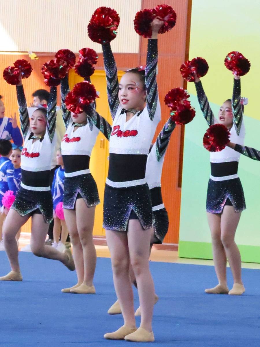 Custom cheerleading competition clothing cheerleading team performance fitness fucking suit dance suits new products 24 female men