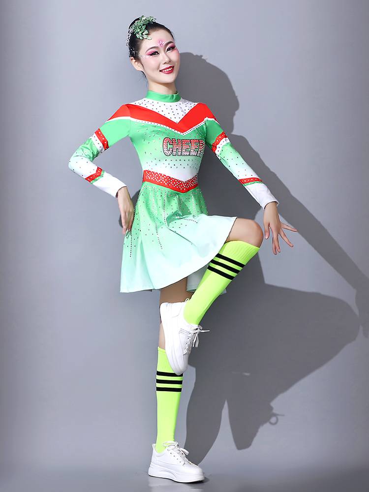 Lala team service gymnastics dance performance clothing performance service primary and secondary school students cheerleading mass bodybuilding service