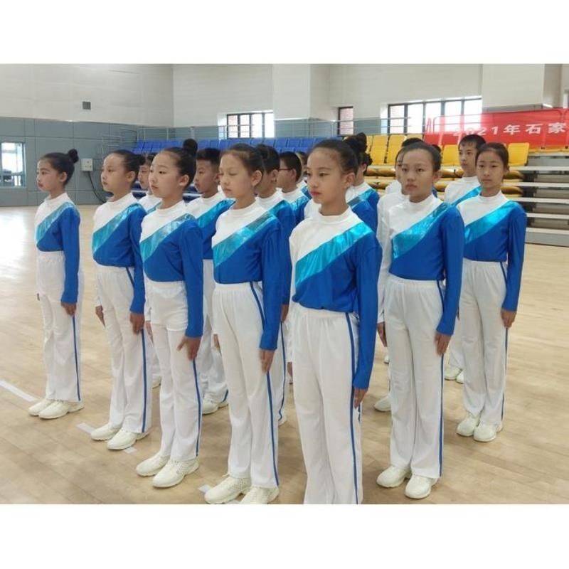 Children's Square Dance Primary and Middle School Student Set Gymnastics and Gymnastics Customized Performance Performance Games Games
