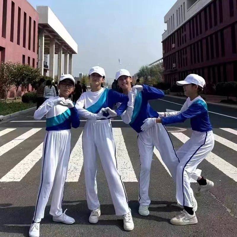 Children's Square Dance Primary and Middle School Student Set Gymnastics and Gymnastics Customized Performance Performance Games Games
