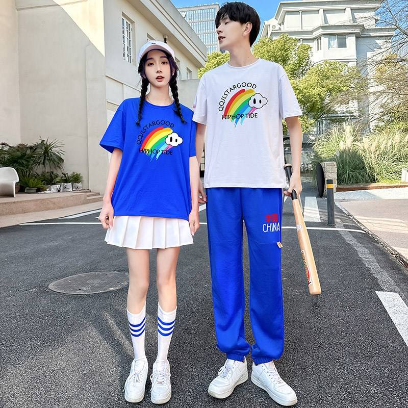 Clothing student La La exercise team Lala team bodybuilding women's group dance performed men and women