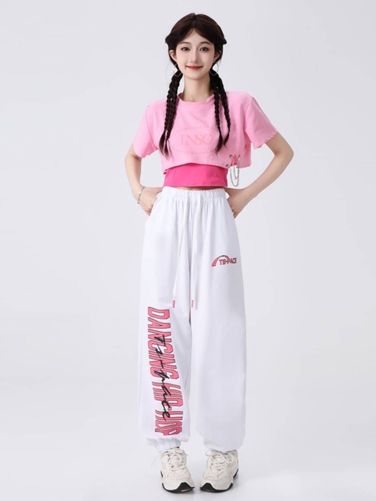 Sweet and Spicy Jazz Dance Women's Team Dance La La Raoming Jazz dance clothes playing song Korean dance modern dance performance clothes