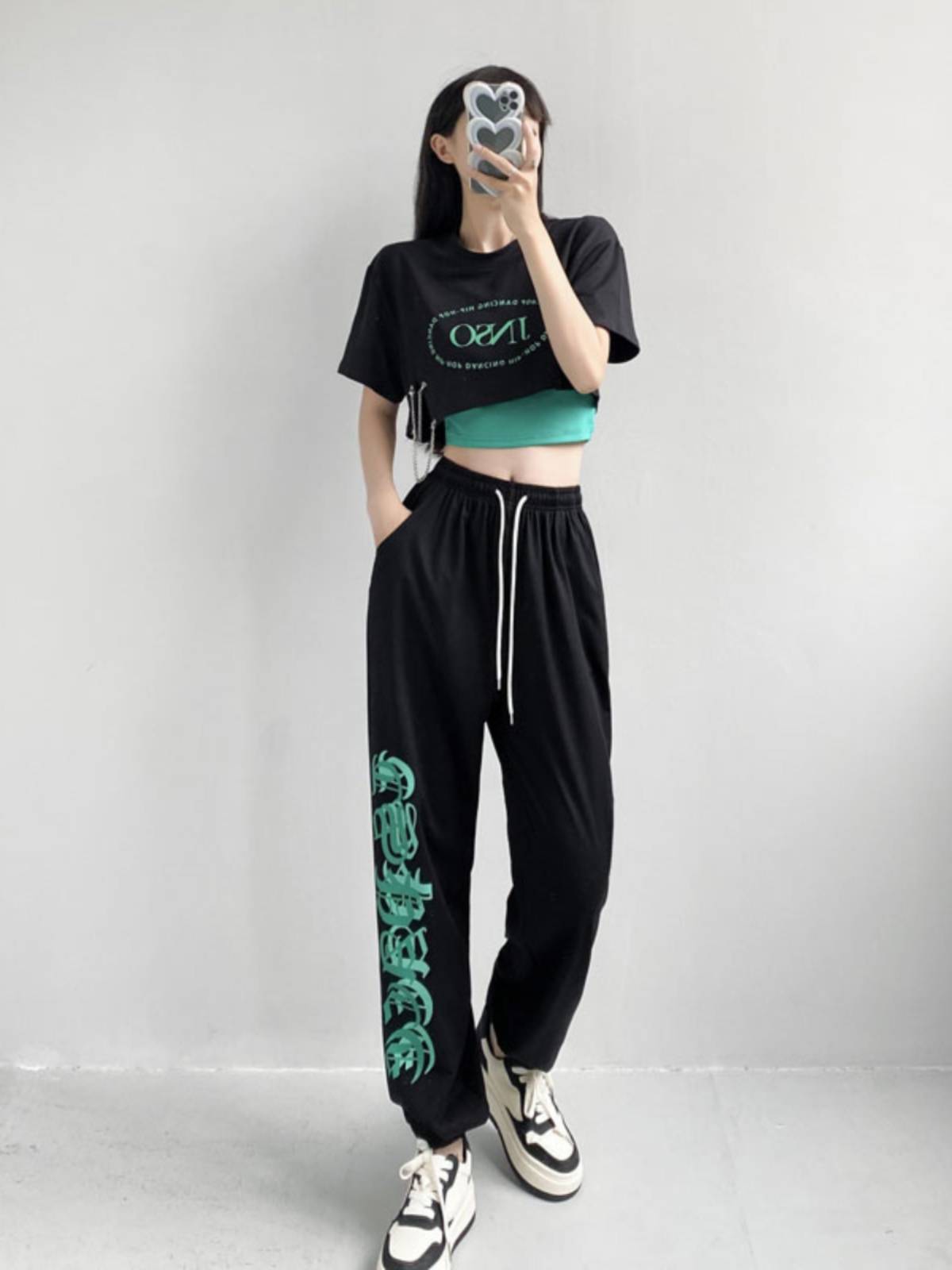 Sweet and Spicy Jazz Dance Women's Team Dance La La Raoming Jazz dance clothes playing song Korean dance modern dance performance clothes