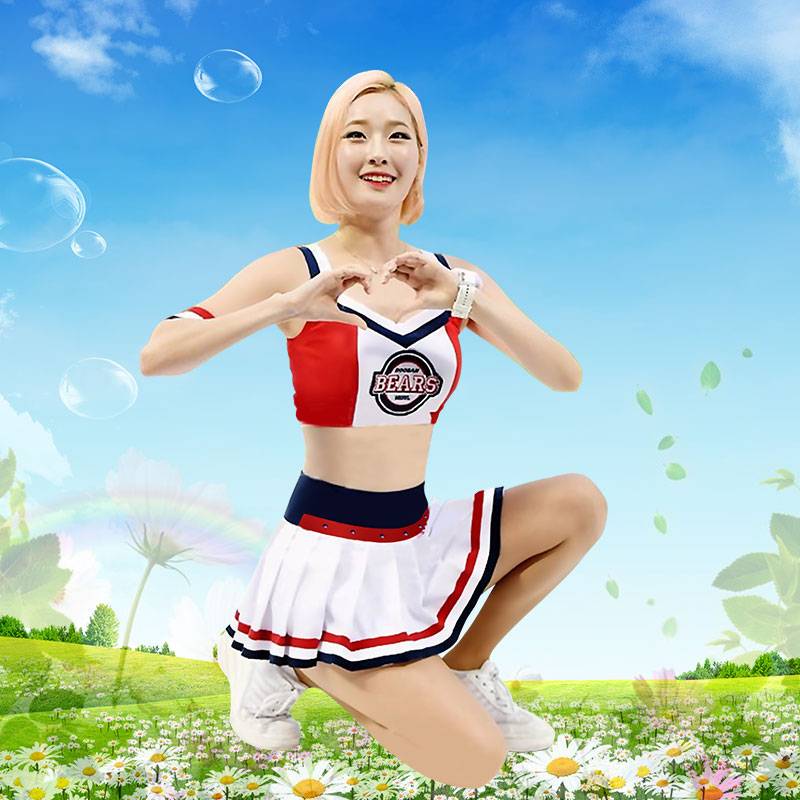 La La Team clothing football baby performance service group campus sports meeting is vibrant la lam bodies