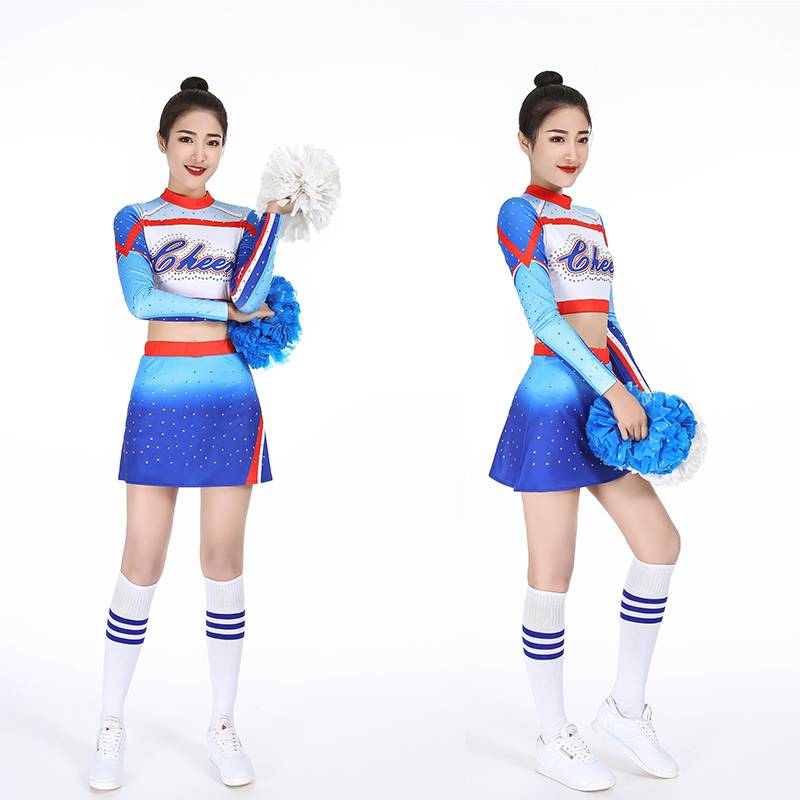 Primary and secondary school students cheerleading performance clothing La La exercise service Lala team Volkswagen aerobics clothing