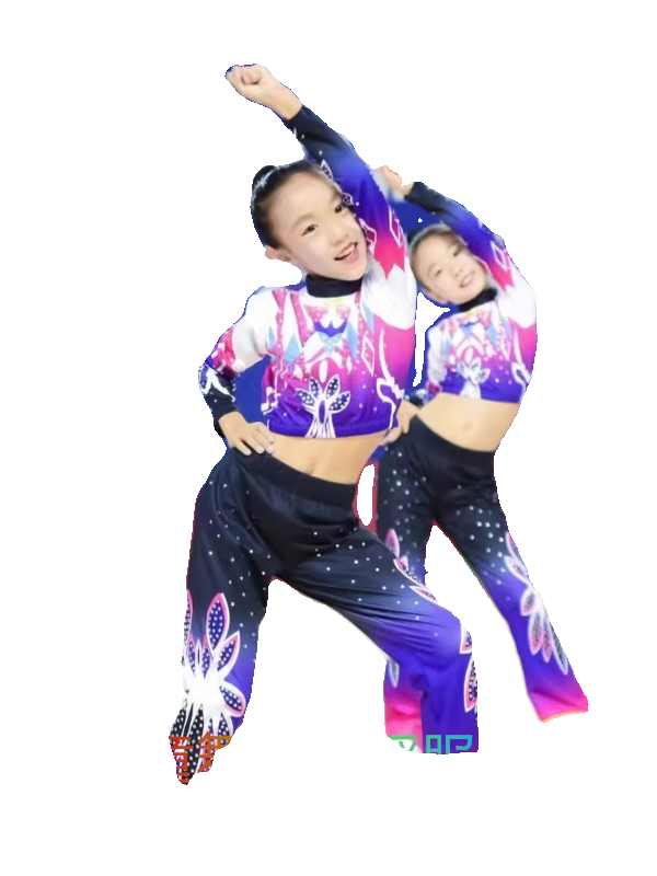 Professional La Raom Fuck Fuck Fuck Primary School Student Gymnastics Aesthetics Competition Performance Clothing Customized Broadcasting Gymnastics