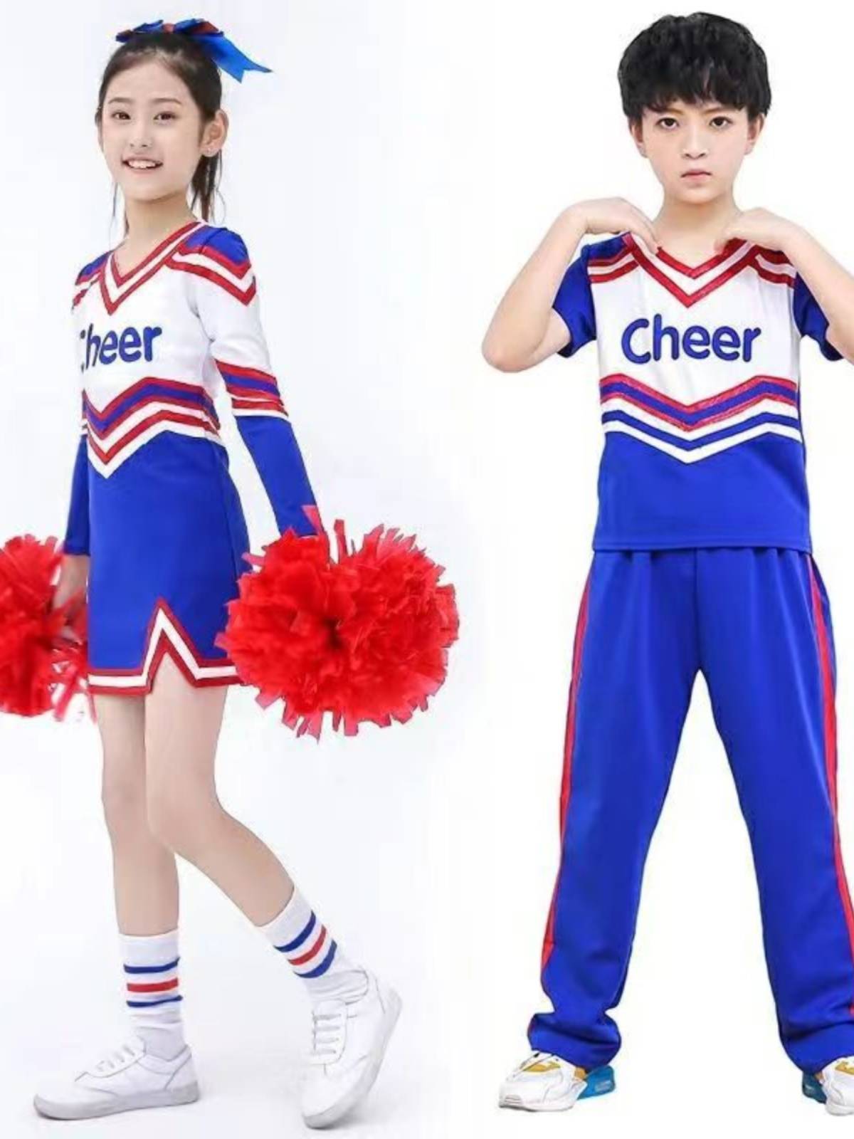 New campus cheerleading performance service primary and secondary school cheerleading team gymnastics competitive performances children's group clothing