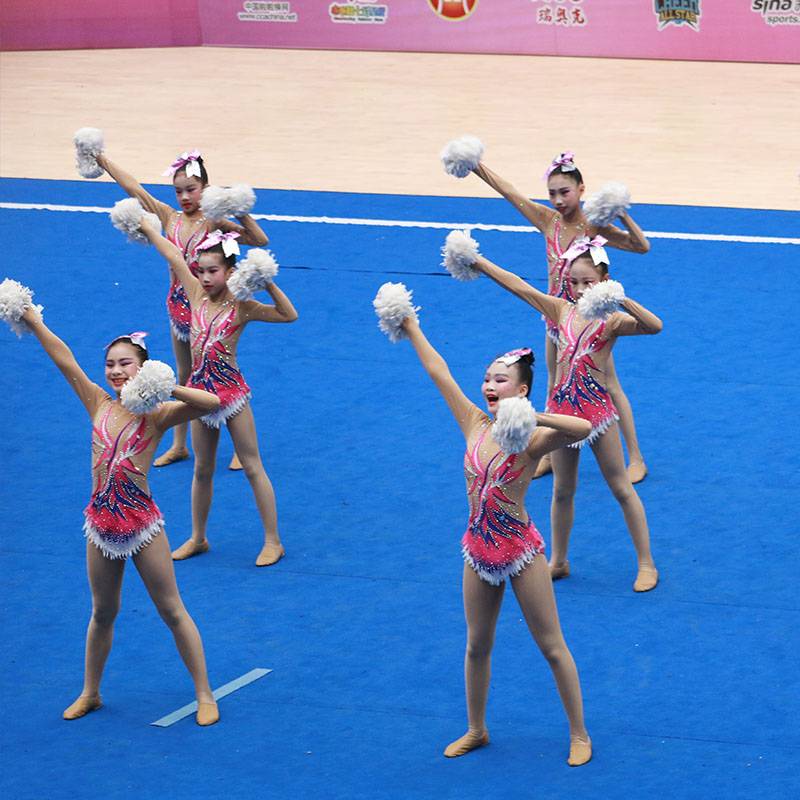 Custom cheerleading performance clothing, cheerleading team service Jianmei fucking gymnastics uniforms, adult new products 21 female men