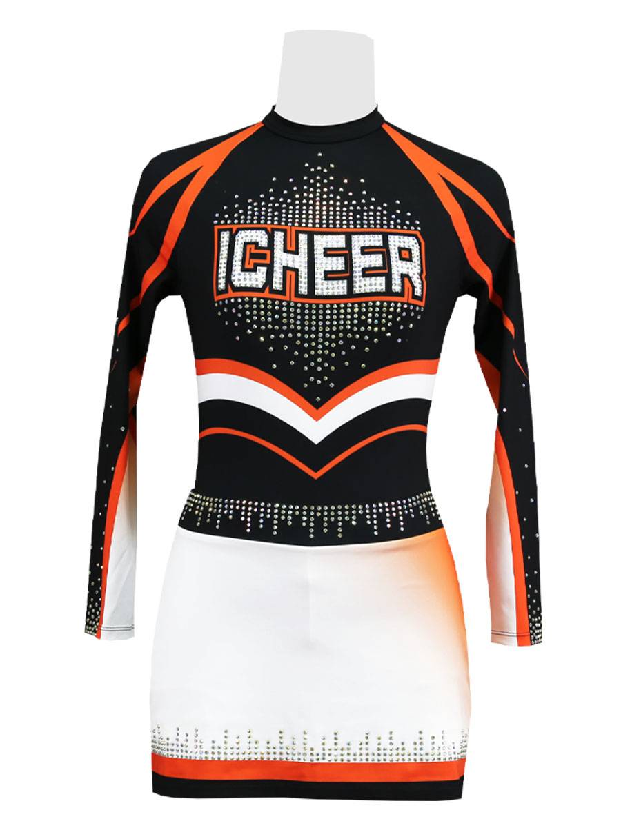 Professional customized men's and women's football baby campus fitness exercise clothing flower ball la la la cheer gymnastics competition group service