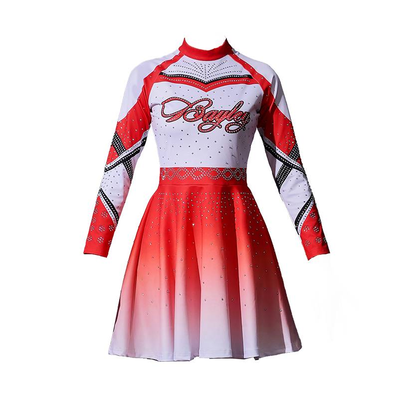 Farming exercise la la lacoon dance performance service contest clothing adult Lara team cheerleading team fitness exercise uniforms red