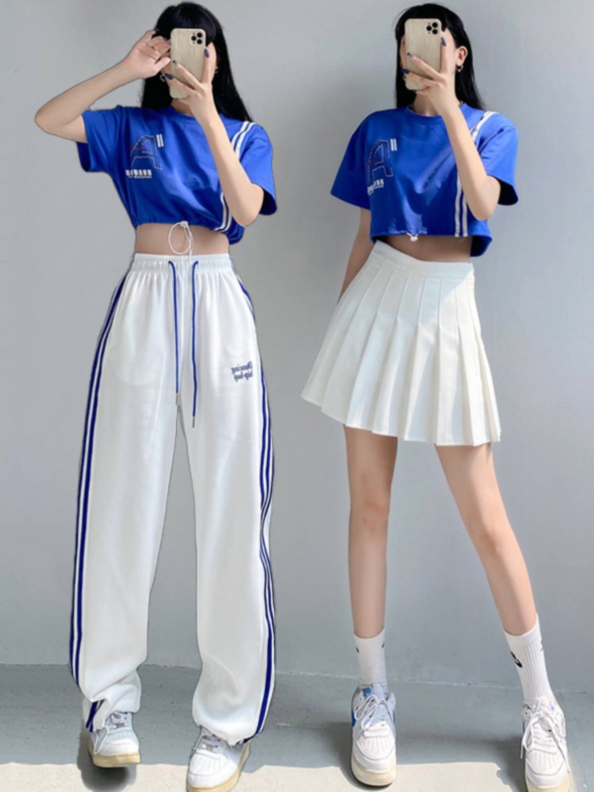 JAZZ hip -hop suit jazz dance performance clothing Korean dance girl group student fitness exercise on clothes dancing pants summer