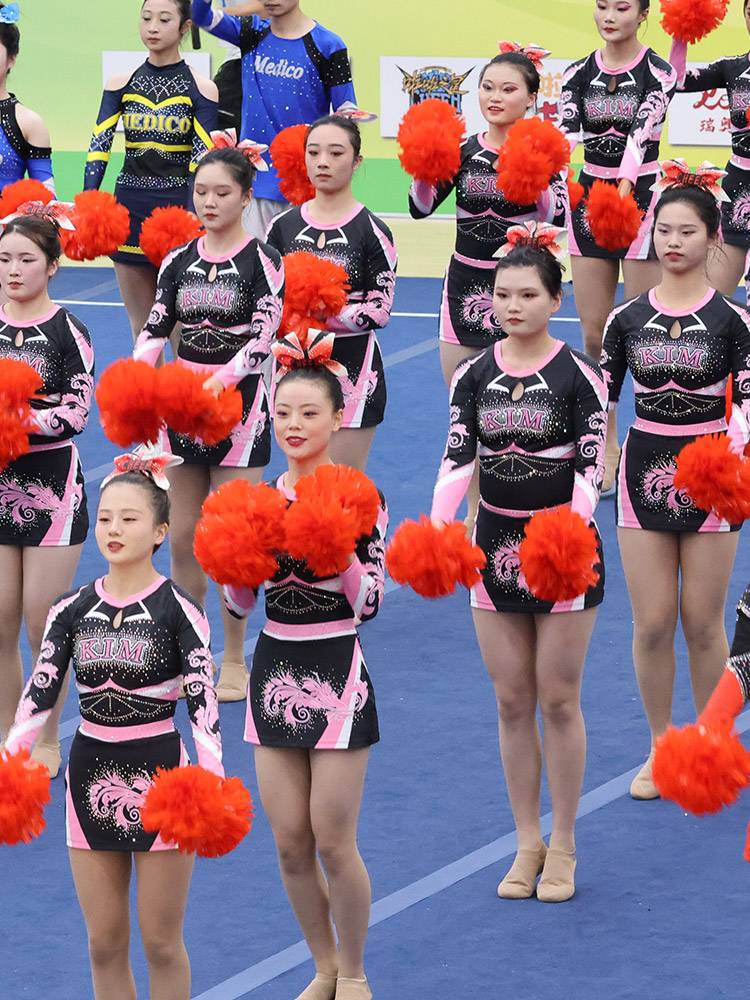 Custom cheerleading competition clothing cheerleading team performance Lala team service Jianmei clothing new products 24 women's group