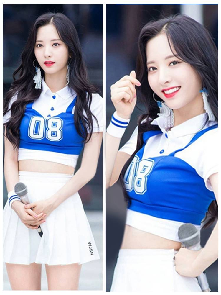 College student group cheerleading performance service Lala team gymnastics sports meeting opening ceremony female stage performance clothing