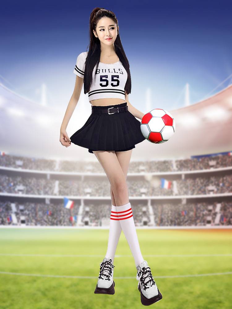 The Korean women's hot, hot and modern dance costume