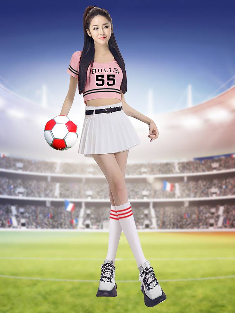 The Korean women's hot, hot and modern dance costume