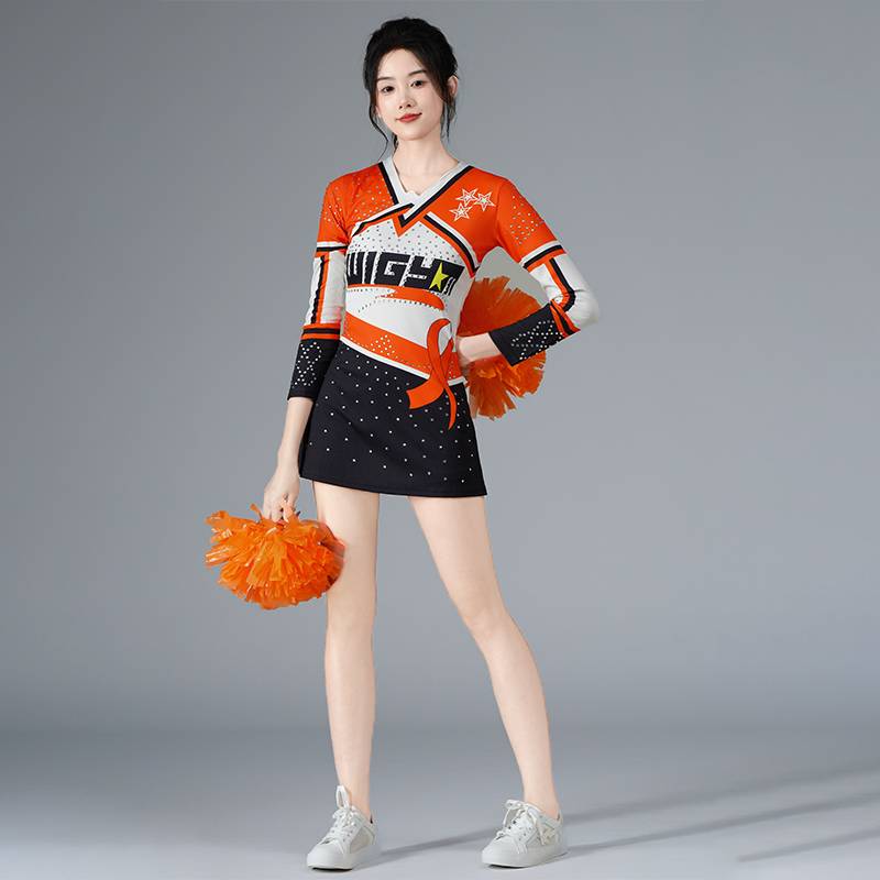 Lara team performed women's adult gymnastics competition group dance clothing cheerleading sports meeting