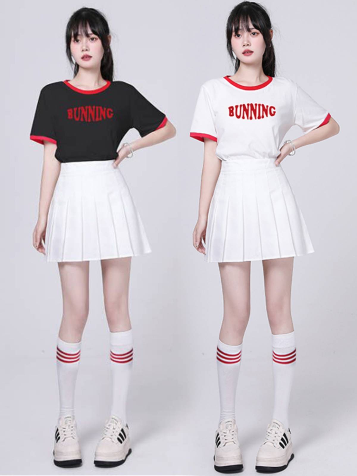 Women's team Lara team game la la la la la la la la lacaking service football baby dance student movement performance clothing