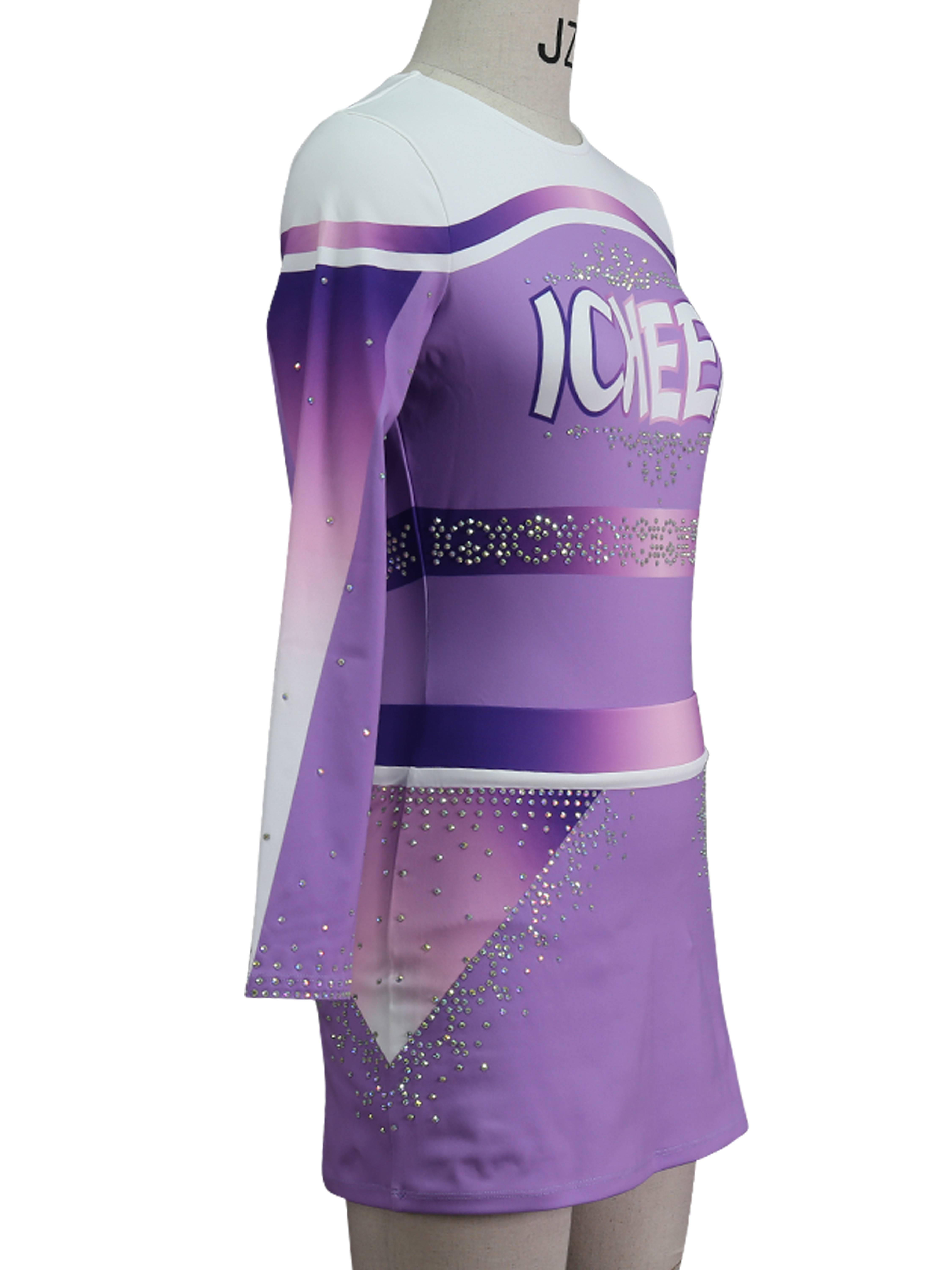 Manufacturer custom label fuck competition clothing campus cheerleading team service clothes custom children's male female female performance clothing