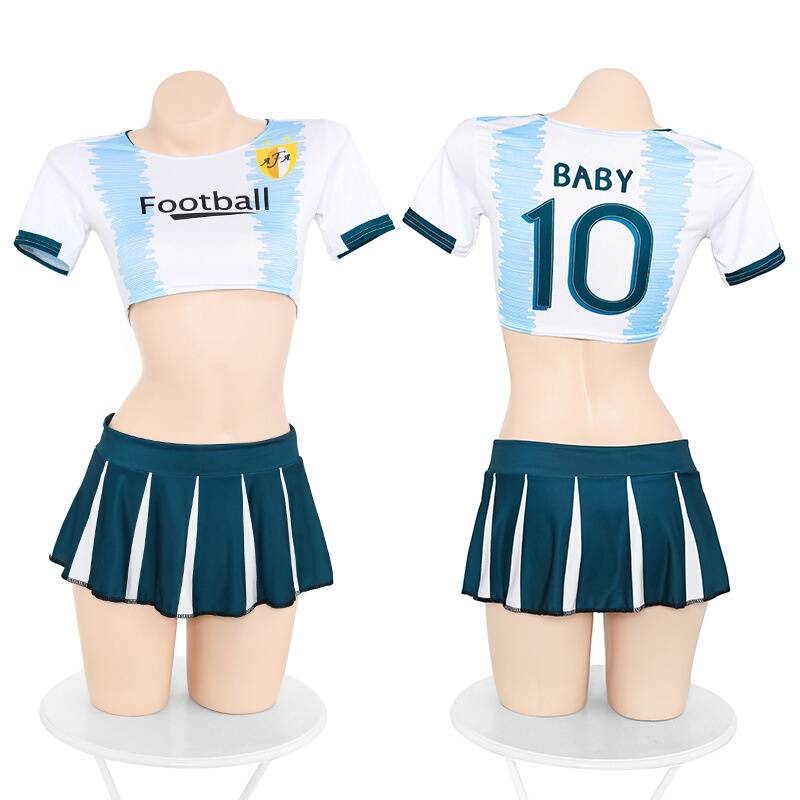 2022 World Cup Brazilian Argentine Football Baby Uniform Sexy Lala Team Women