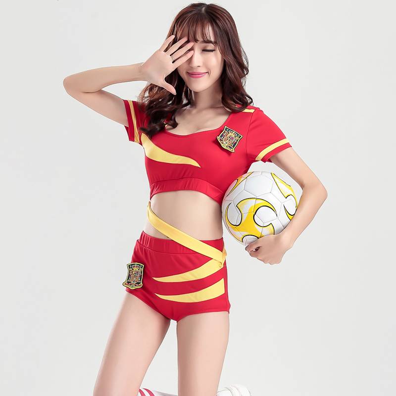 European cup sexy car model gaming basketball football baby gala cheerleader cheerleading team clothing women's set DS performance service