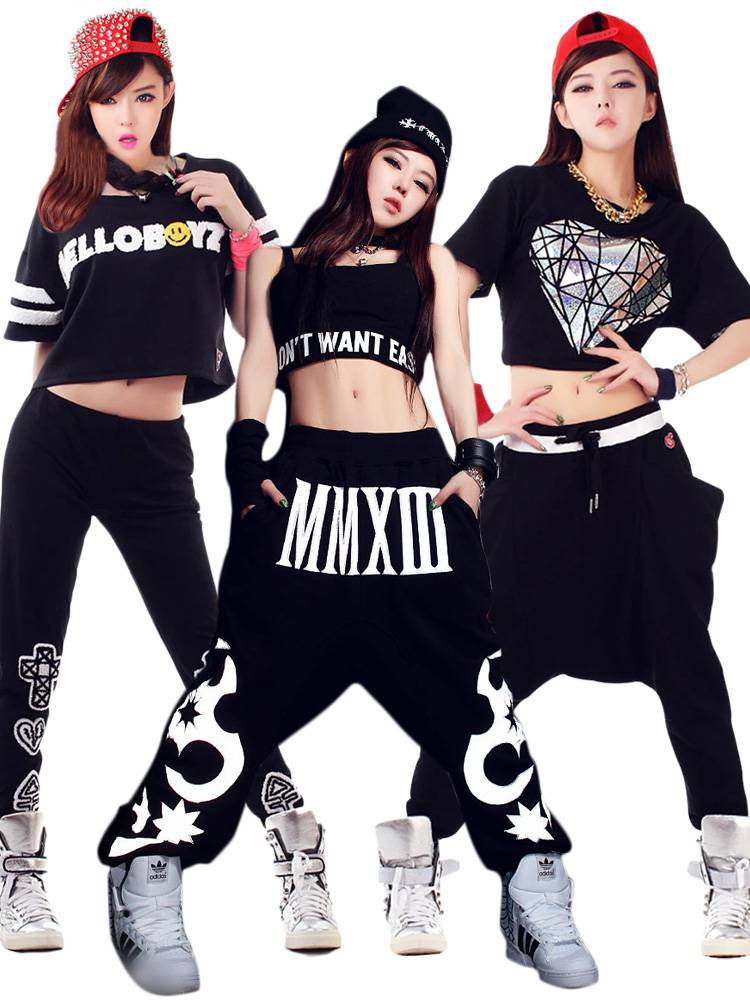 College Student Football Baby Lala team performing clothes Korean female group adult la la la la lacaking jazz dance watch show