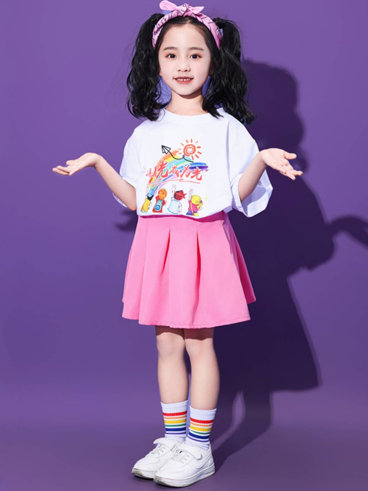 Liuyi Children's Day La Team Costume Kindergarten Elementary School Elementary School La La Cao Choir Performance Service Graduation Class